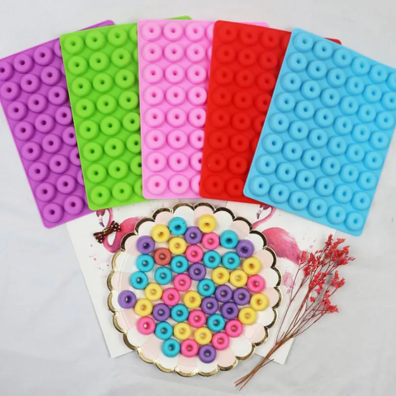 48-полосная силиконовая форма для шоколада в виде пончиков инструмент выпечки