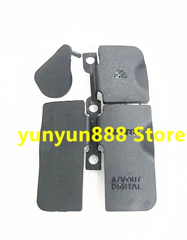 Резиновая Нижняя крышка DC IN/VIDEO OUT для камеры Canon 1DX, совместимая с USB/HDMI, 1 комплект