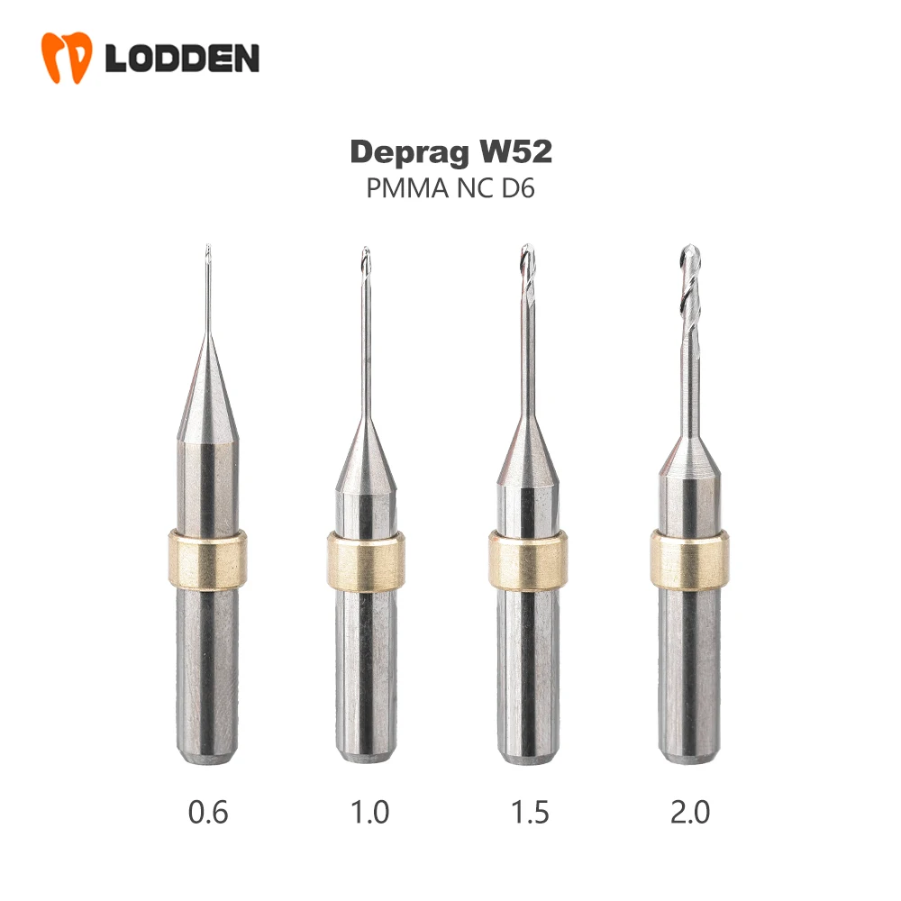 Фото Фрезерные боры для DEPRAG W52 Zirocnia PMMA D6 DC/DCG/DLC/NC, сверла, стоматологическая лаборатория, шлифовальный резак для машины DEPRAG W 52, №2