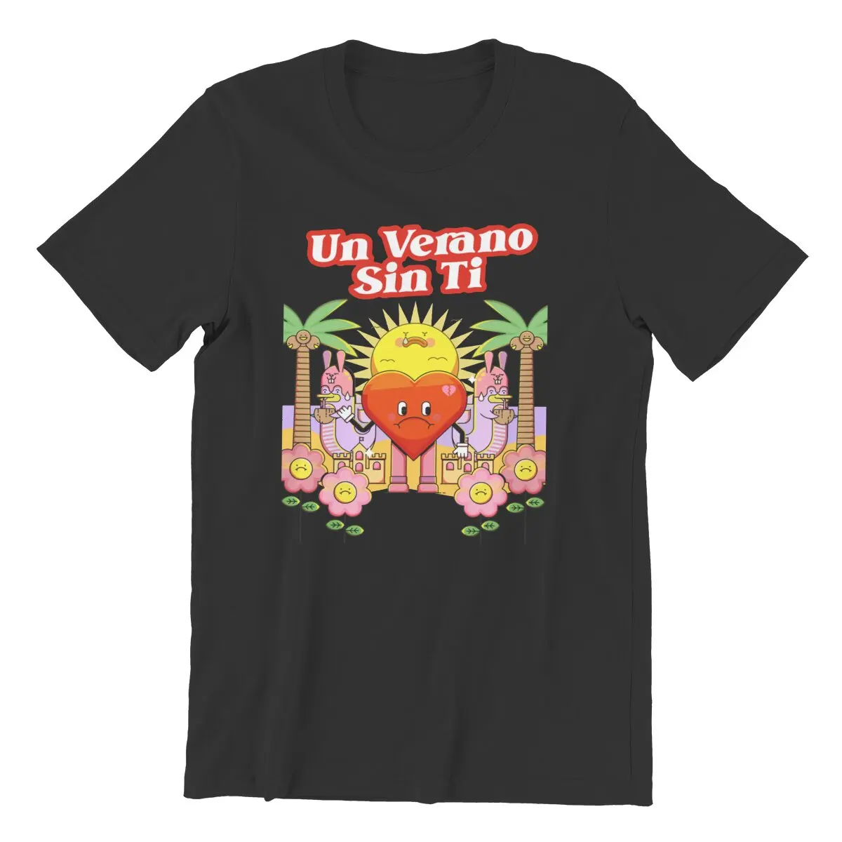 

Awesome Un Verano Sin Ti Bad Bunny T-Shirt Men Crewneck Pure Cotton T Shirt 2022 Classic Short Sleeve Tee Shirt Gift Clothing
