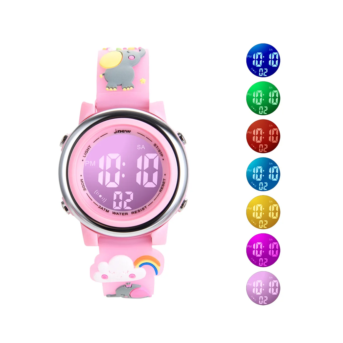 30m Waterproof Kids Smartwatch Student Boys Girls Led Electronic Watches