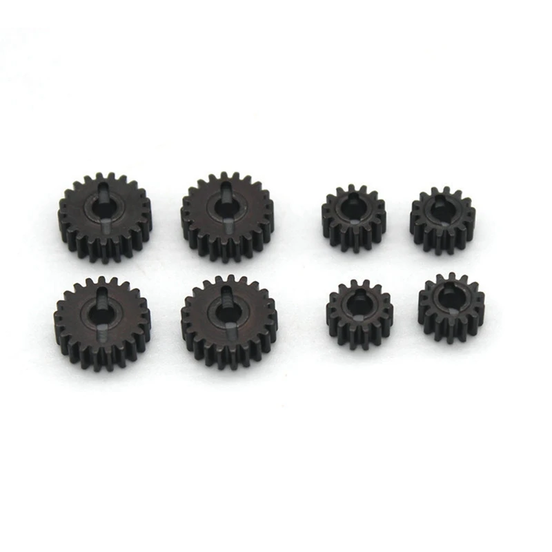 

8 шт. комплект шестерней для осевого портала 21T 12T для 1/24 FMS FCX24 RC Гусеничный автомобиль, детали для модернизации