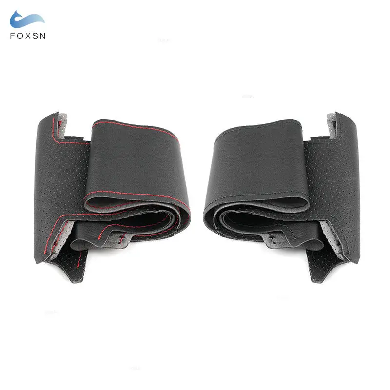 Для Lada Granta 2018 2019 Priora 2 2013-2018 Kalina чехол на руль автомобиля перфорированный кожаный