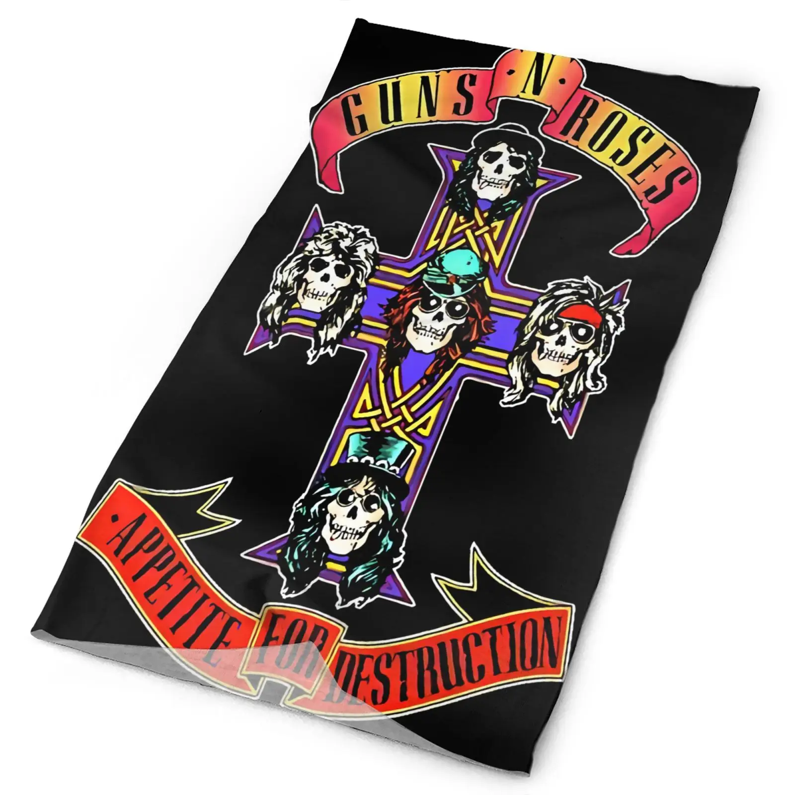 

796 мужская маска-Бандана Guns N Roses для разрушения аппетита, маска для лица, маска для лица, маска для езды на велосипеде, мужское ожерелье