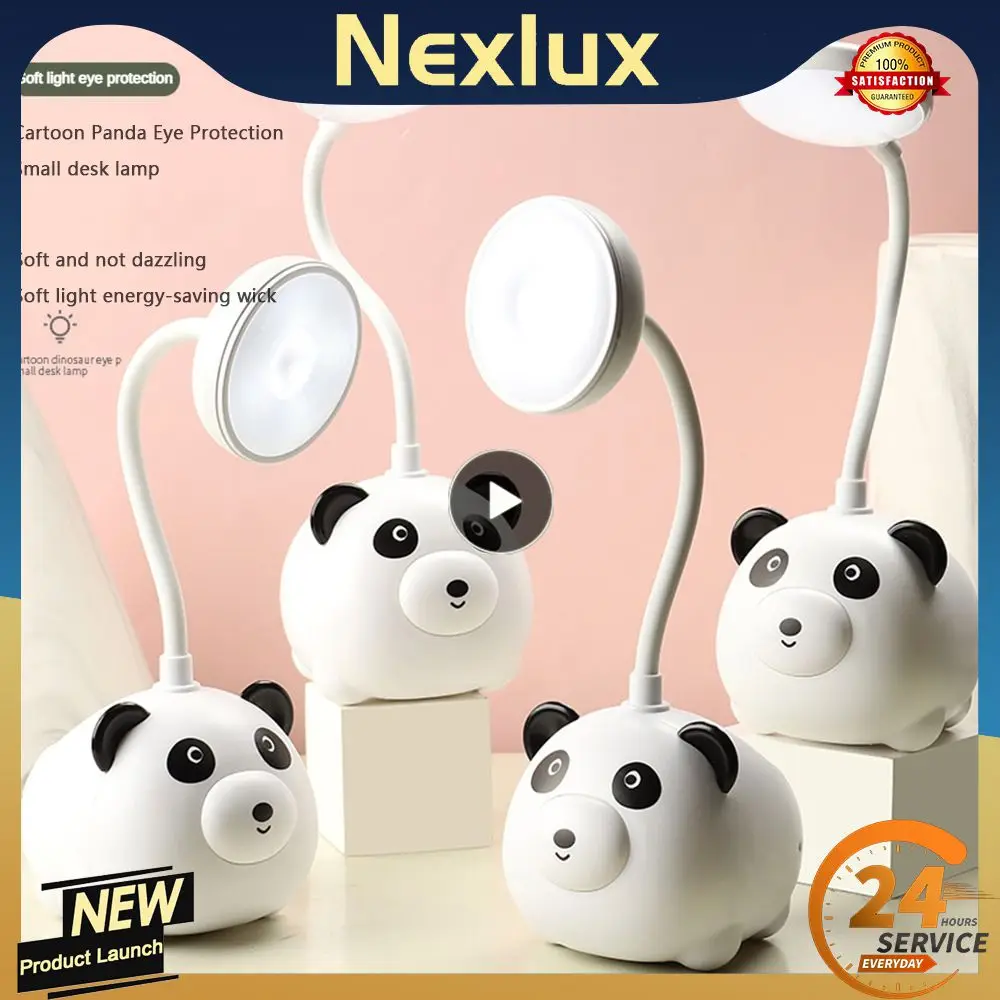 

Panda Table Lamp Reading Lamp Table Light Creative Usb Table Light Cute Cartoon Panda Penholder Lamp Table Lamp Desk Lamp