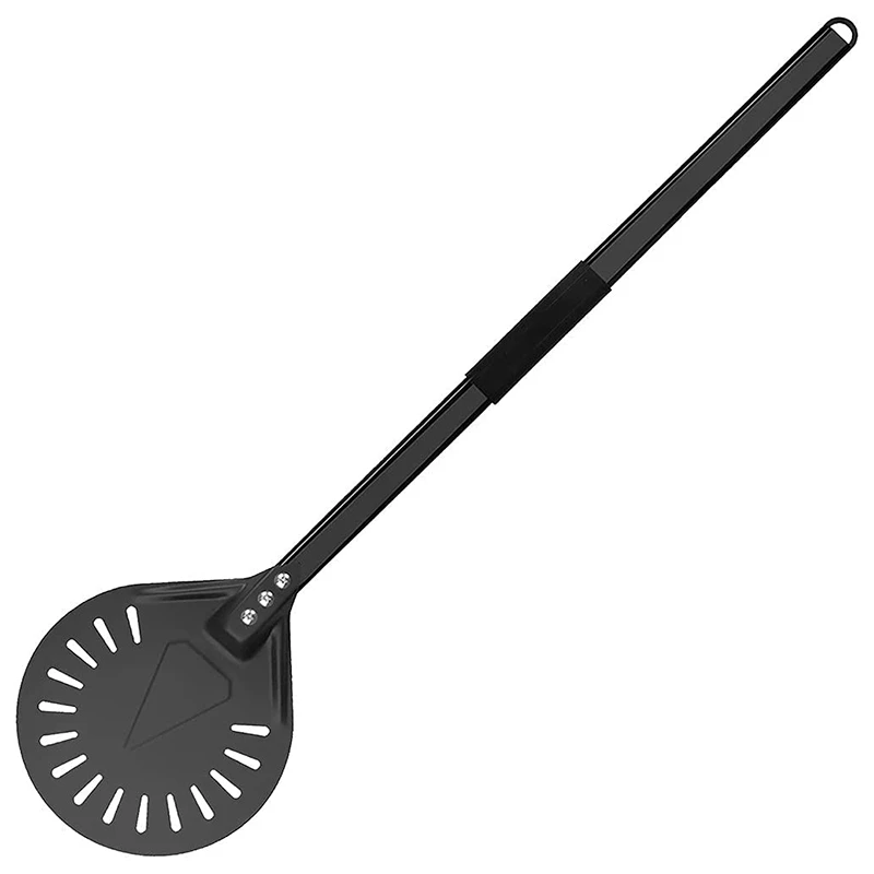 

SEWS-пицца 8 дюймов, металлическая Пицца с отсоединяемой алюминиевой ручкой, перфорированная лопатка для пиццы, длина 39 дюймов
