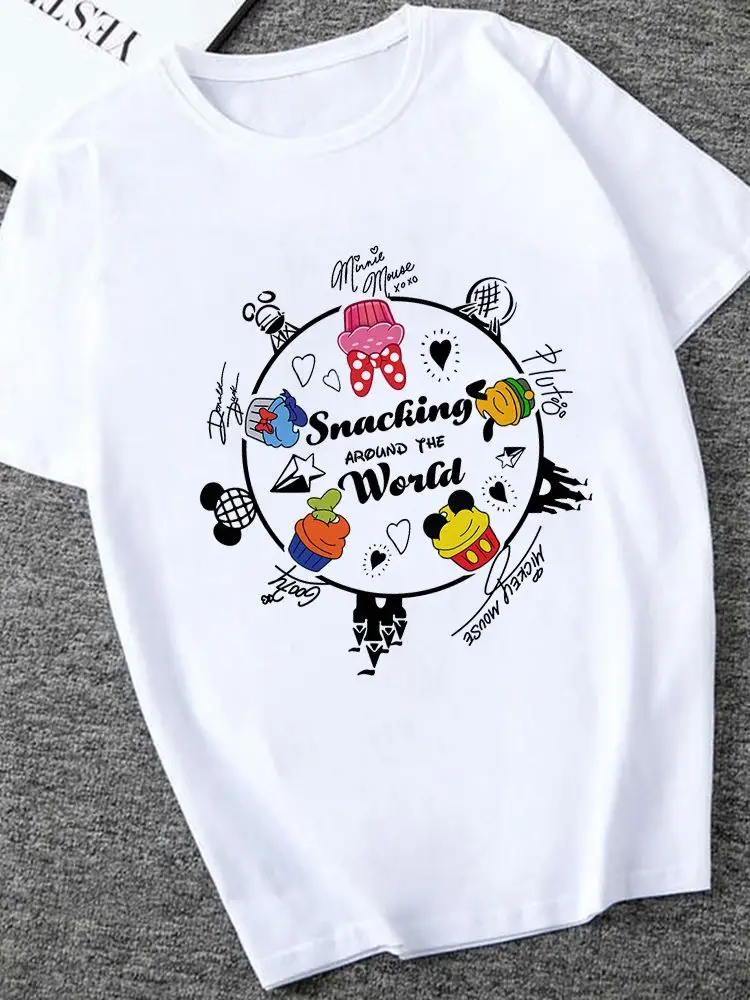 

Футболка женская летняя с принтом «диснеевские напитки»