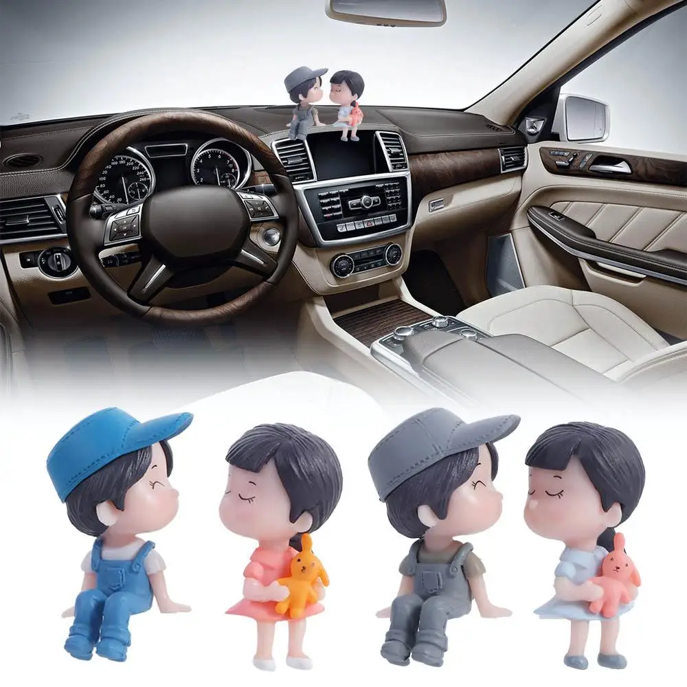 

Car Accessories Cute Cartoon Couple Balloon Good Guy Car Interior Dashboard Accessories Girl Gift