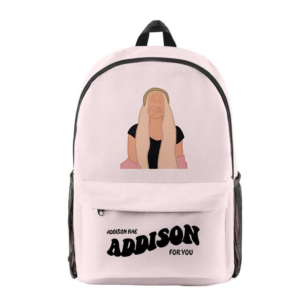 

Kawaii Addison Rae 3D Printed Student School Bags Youthful Notebook Backpacks Oxford Waterproof Boys/Girls Trendy Travel Bags