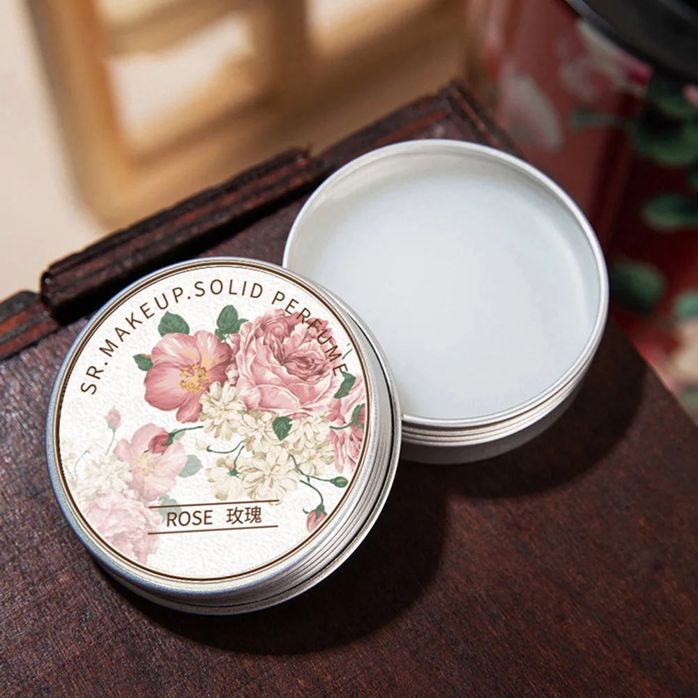 

Solid Perfume Rose /Peony /Lotus/Sakura/Lavender Women Retro Scent Fresh And Elegant For Women Body Antiperspirant Aroma Gift