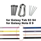 Сменные наконечники для Samsung Galaxy Tab S3 S4 Note 8 Note 9, 5 шт., стилус S, аксессуары для ручки, пинцет, инструменты для удаления