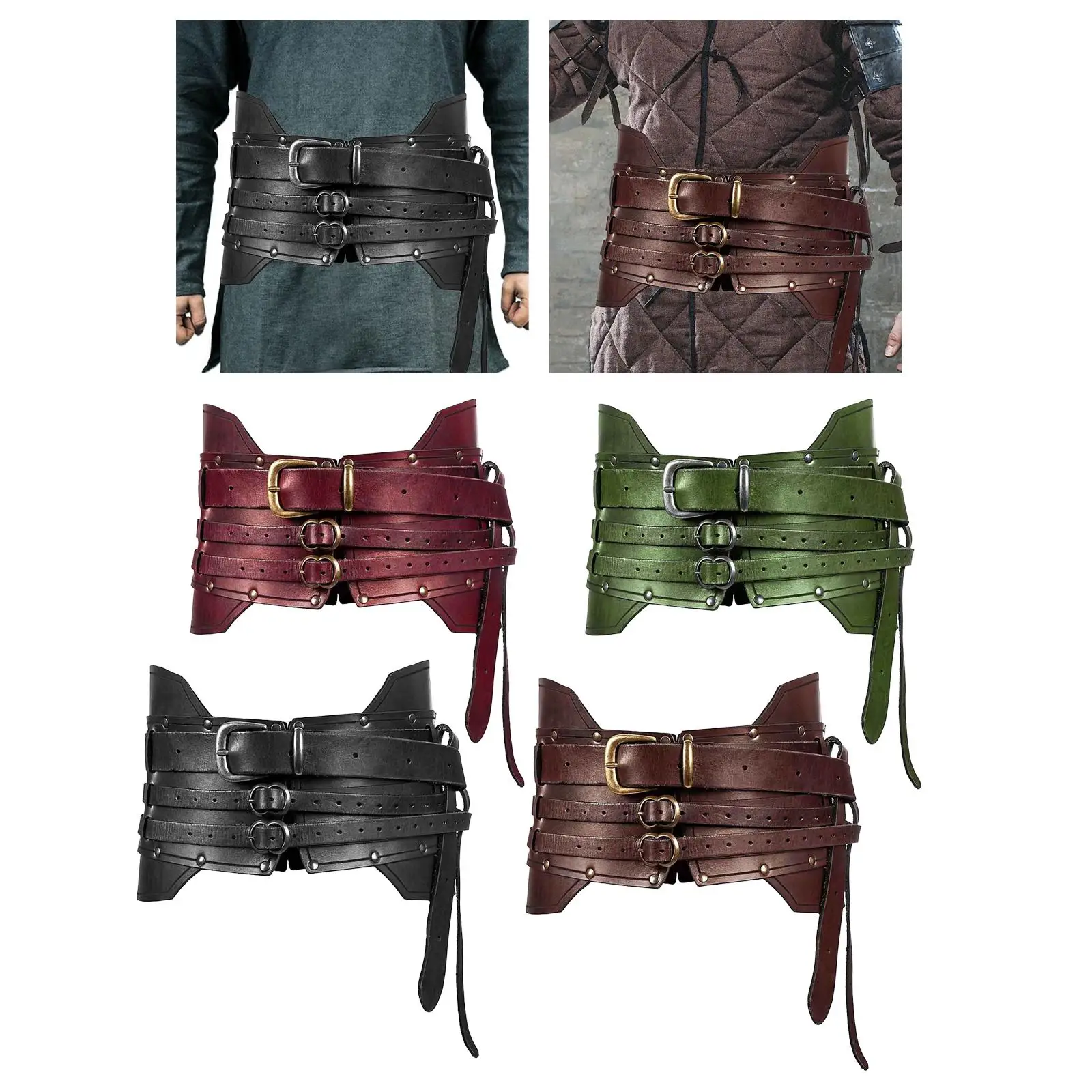Средневековый широкий пояс для косплея почек фэнтезийный костюм на Хэллоуин