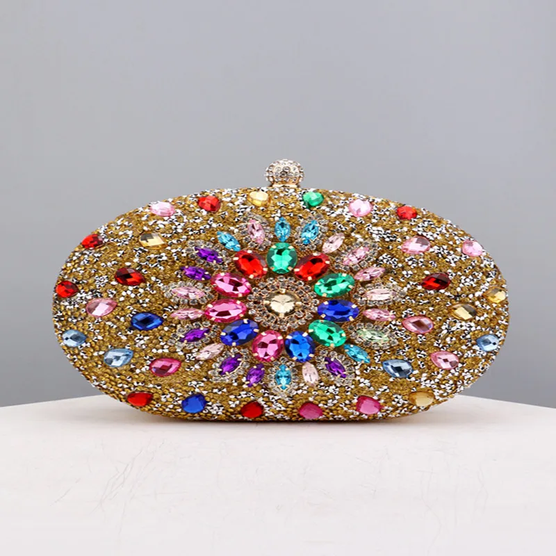 2023 роскошный женский клатч с бриллиантами вечерняя сумочка Женский кошелек