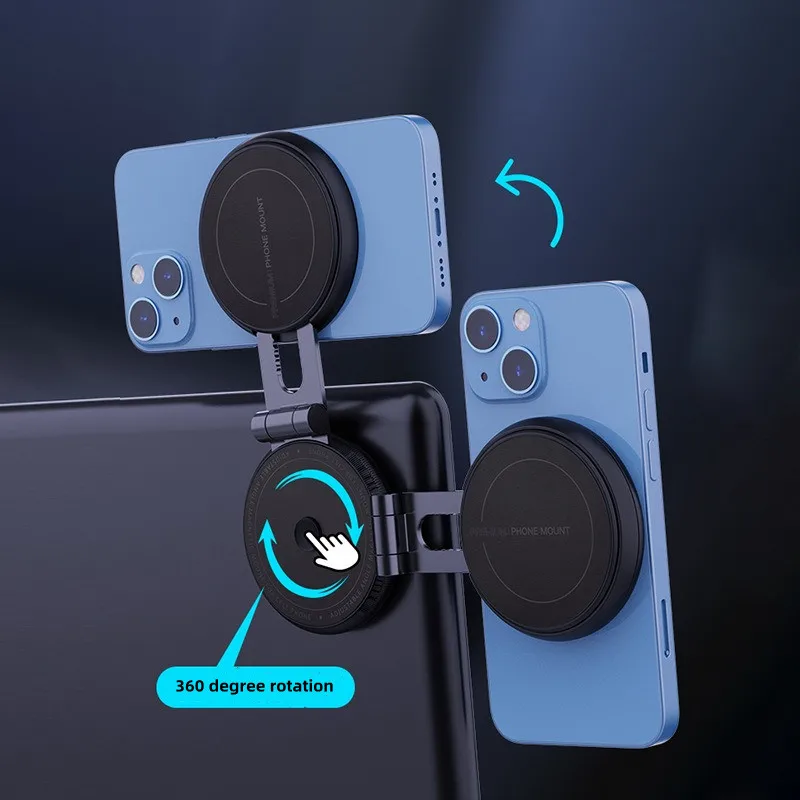 

Держатель для телефона Tesla Model 3 Y, магнитное всасывание, вращение на 360 градусов, растягивающийся кронштейн, автомобильная подставка для экрана