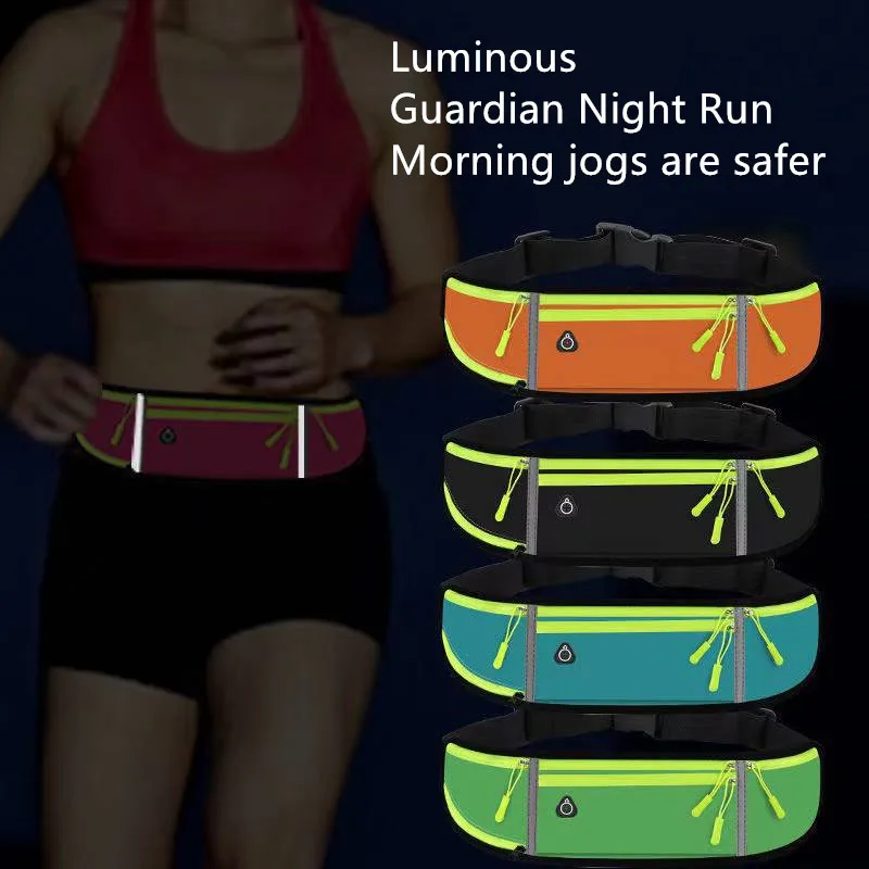 

New sports running waist bag, multi-function mobile phone bag, waterproof, invisible, close-fitting, ultra-thin water bottle