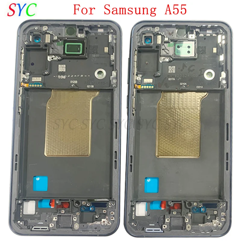 Средняя рамка корпуса ЖК-дисплея лицевая панель для телефона Samsung A55 A556