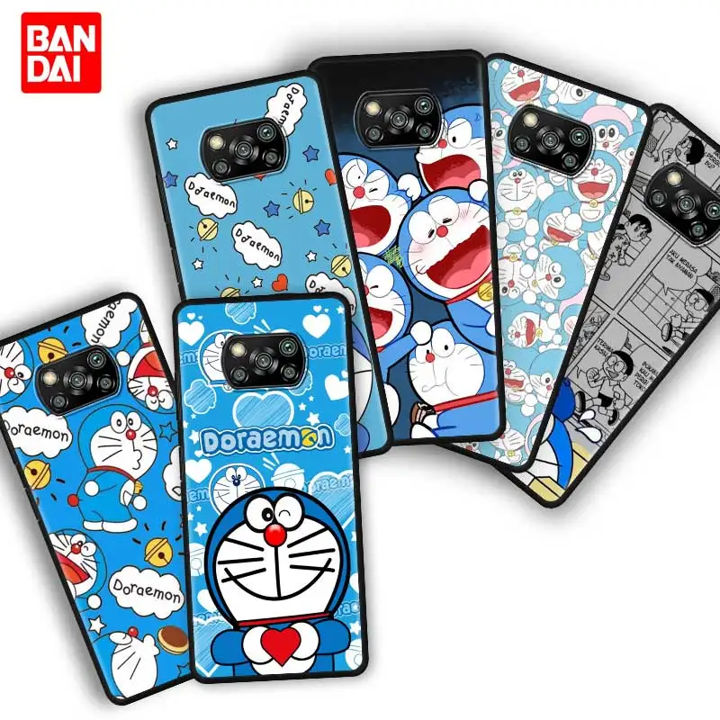 

Cute Cartoon Doraemon Case for Xiaomi Poco X3 NFC F3 M3 11t 11 Lite Ultra Redmi Note 10s 10t Pro Plus 5G Original Cover Silicone