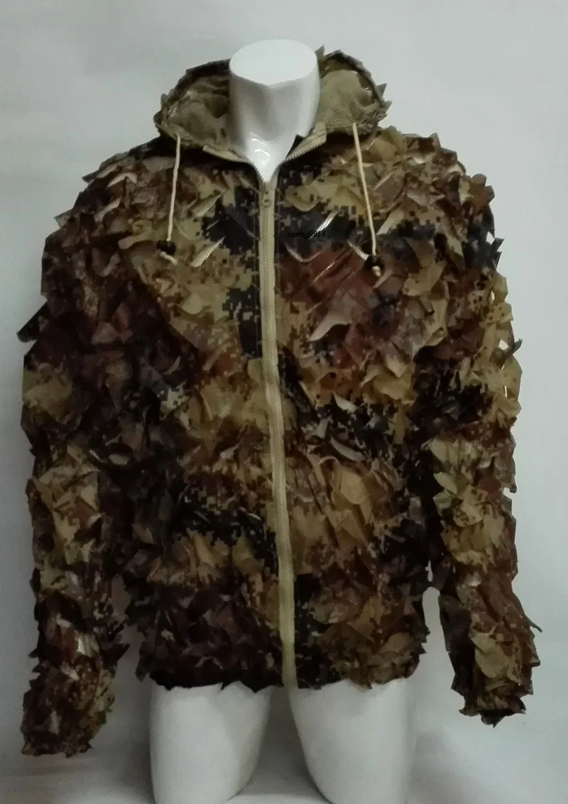 3D Desert Digital Камуфляжный бионический Ghillie пиджак и брюки