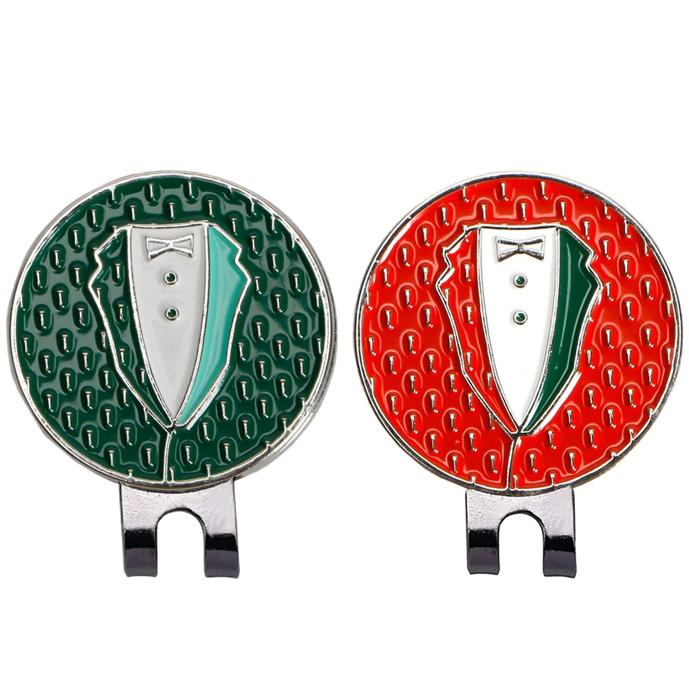 

2Pcs Markers Cap Clips Wear- resistant Markers Sports Court Accssories for Men Golfer