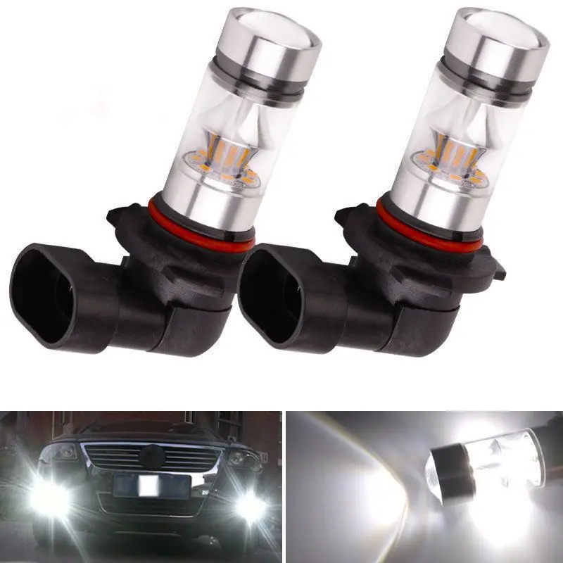 

2 шт., светодиодные противотуманные лампы 9005 HB3 6000K 100W 2323