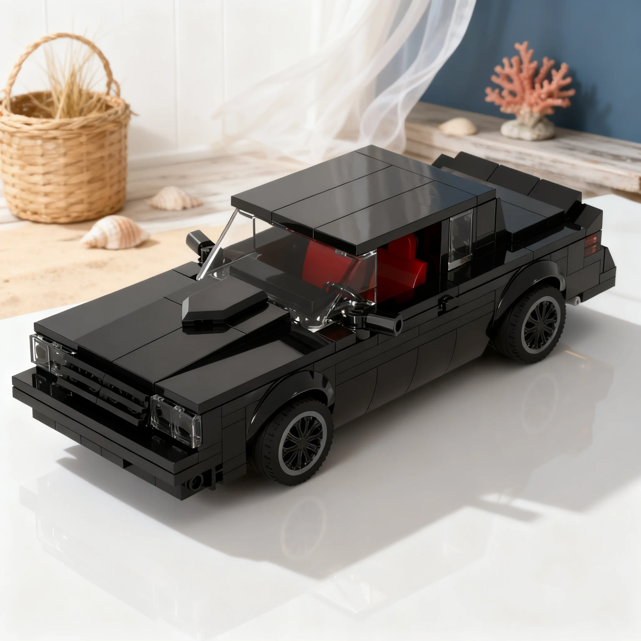 Фото 369 деталей MOC City Champions Buick GNX 8wide MOD, конструктор, развивающая игрушка, подарок на день рождения и Рождество №1