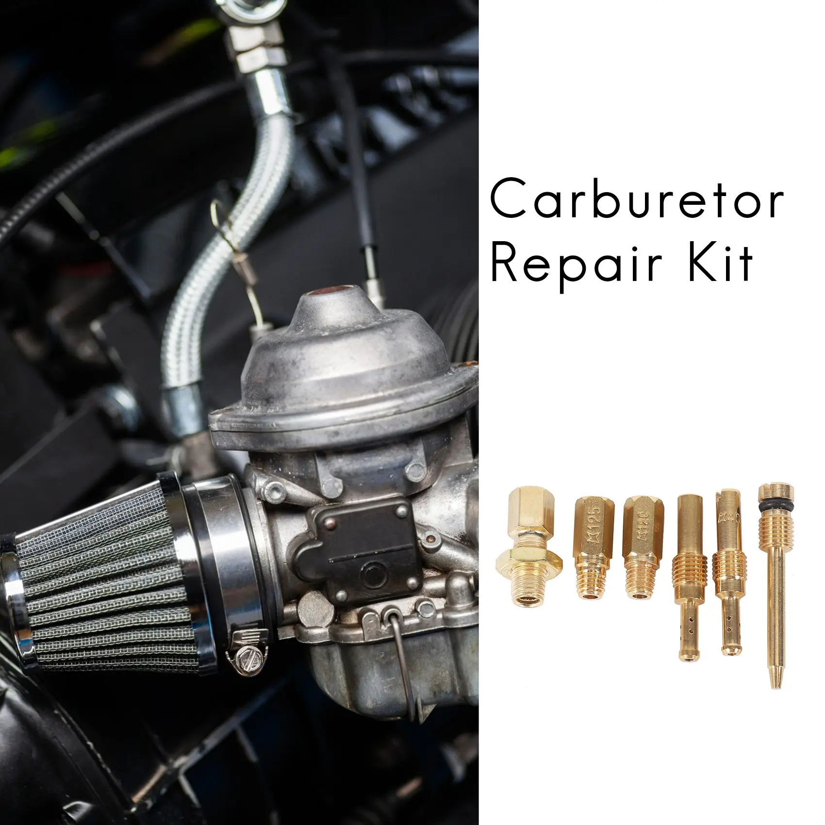 Ремкомплект карбюратора мотоцикла 28 мм подходит для запасных частей Pwk Keihin Oko