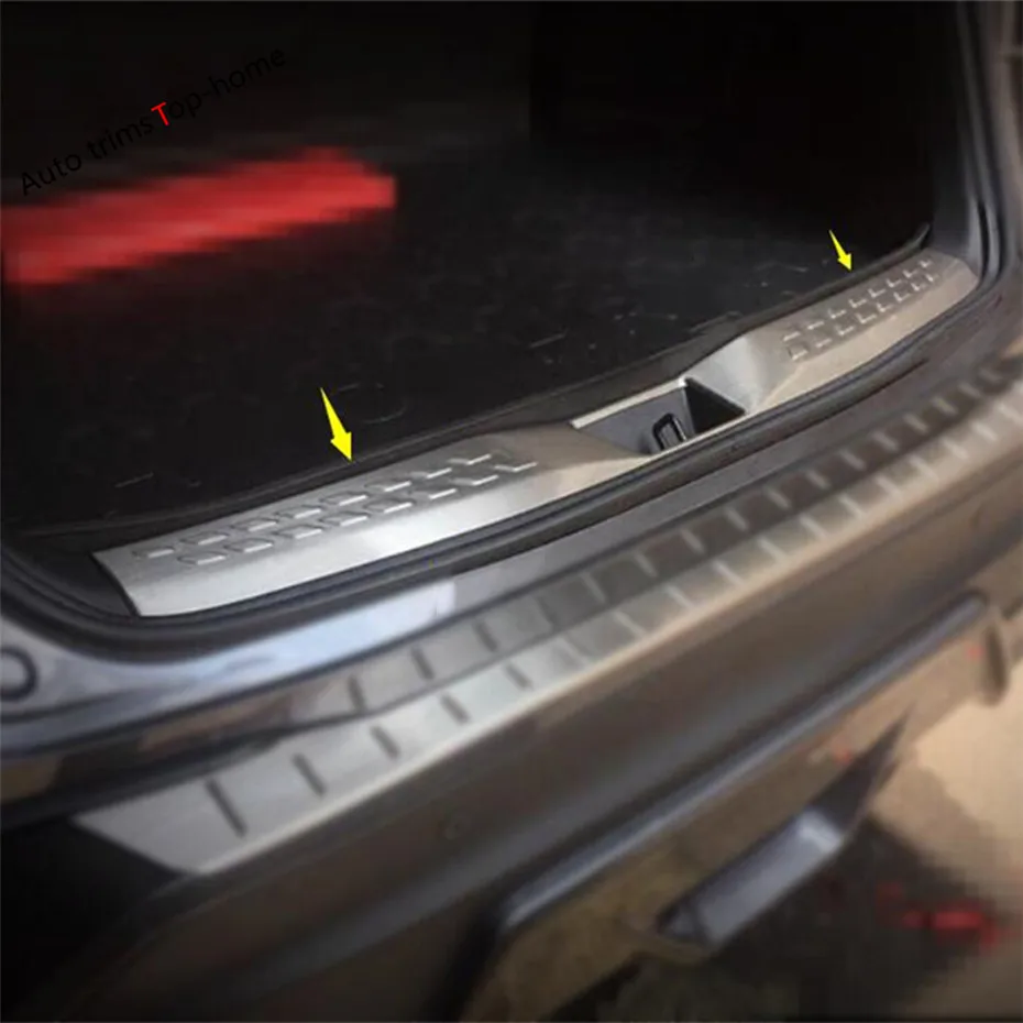 Комплект защитных накладок на задний бампер из нержавеющей стали для Toyota C-HR CHR 2016