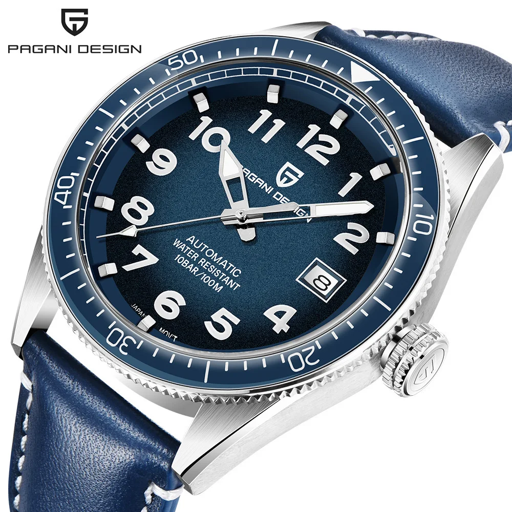 Watches Men's Automatic Mechanical Watches Men's Watches Fashion Luminous Waterproof Calendar Men Watches Business PAGANI Brand