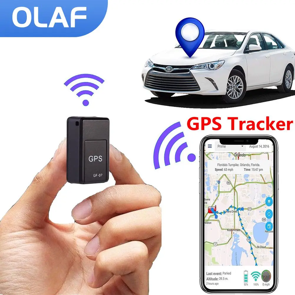 

GPS-трекер Olaf, Автомобильное устройство отслеживания в режиме реального времени, Антивор, устройство отслеживания записей, локатор для домашних животных, собак, детей, мини-автомобильный GPS-трекер