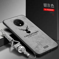 for oneplus 7 7t pro case luxury soft siliconehard fabric deer slim protective back cover case for one plus 5 5t 6 6t 7 pro