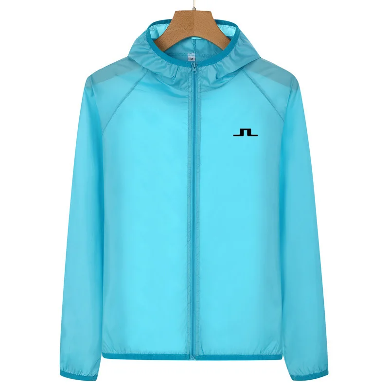 Men's Ultra-Light Windbreaker Jackets Golf Quick Dry Skin Coat Sunscreen Waterproof UV Women Thin Wear Couple J Lindberg S-4XL