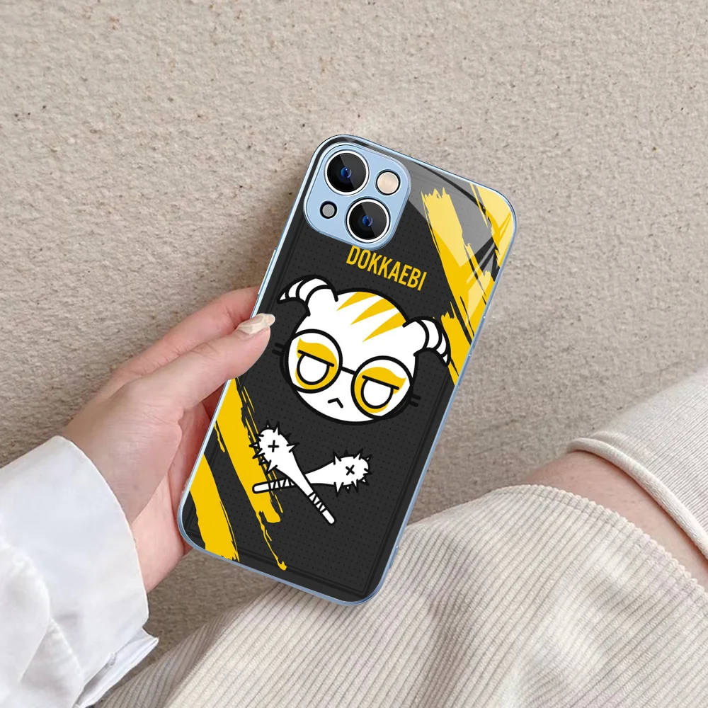 Фото Чехол для телефона S-SIXES-Rainbowes из закаленного стекла для iphone 14, 13, 12, 11 Pro Mini XS MAX 14 Plus X XS XR Fundas №2