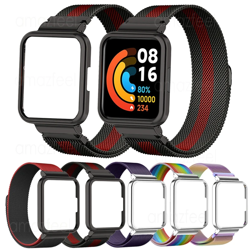 

Защитный чехол с металлическим ремешком для умных часов Redmi Watch 2 Lite