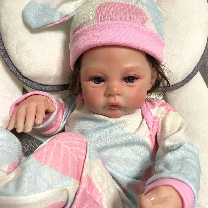 3D картина готова Bebe Reborn Doll Meadow 43 см ручной работы с укоренившимися волосами
