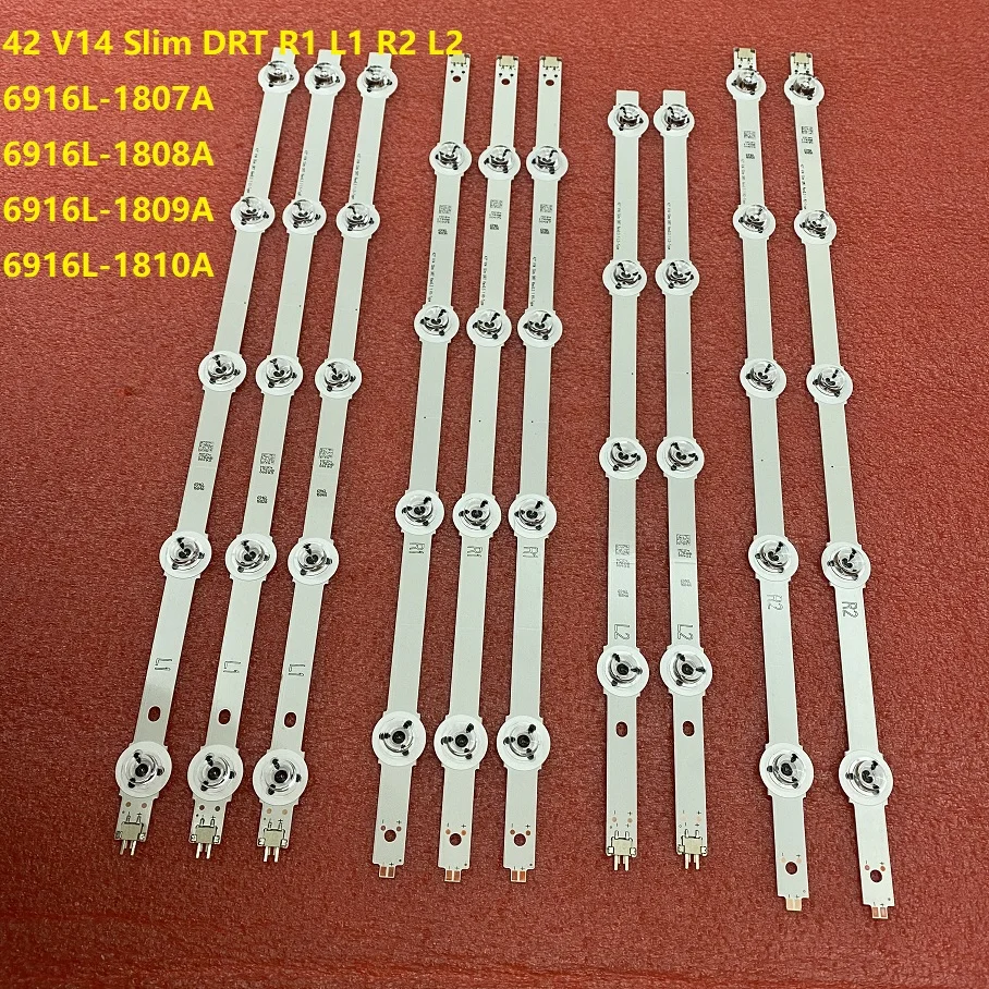 Светодиодная лента с подсветкой для Panasonic TX-42AS750E TX-42AS740E TX-42AS650 LC420DUF VG F1 6916L-1807A 1808A