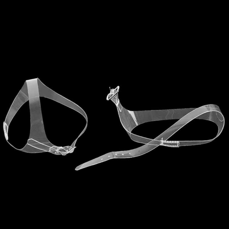 

2pcs Shoe Strings Transparent Invisible Women High Heels TPU Band Ankle Straps T8NB T8NB