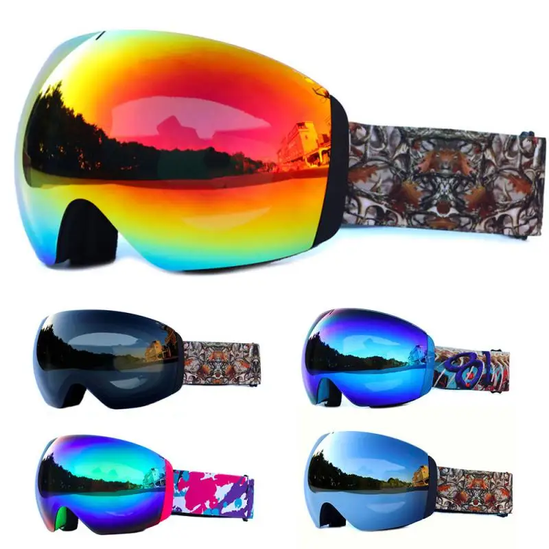 

Motorcycle Goggles ATV Off-road Anti Fog Explosion-proof Glasses Motorcycle Glasses Magnetic Ski Goggles Double-layer Sunglasses