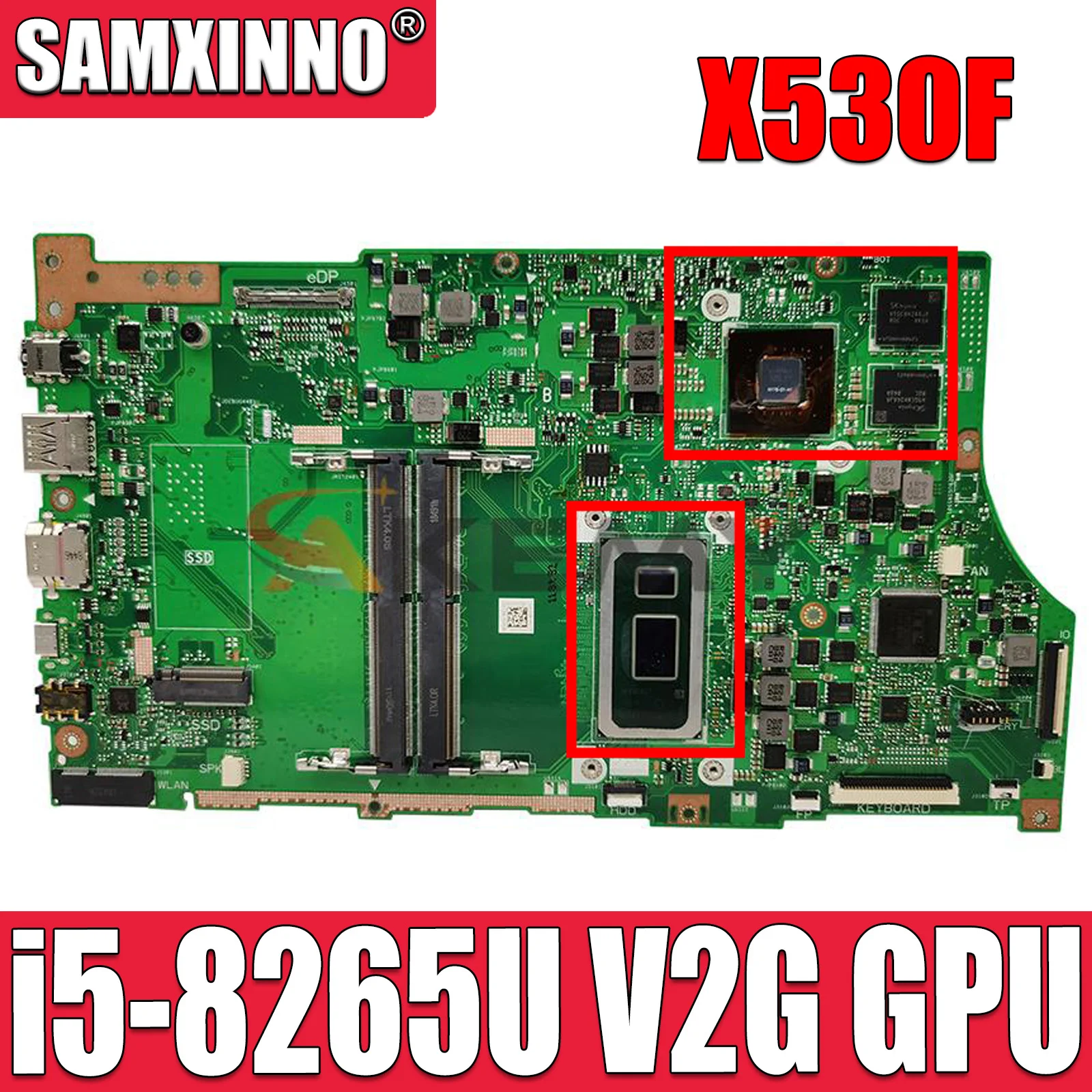 

Материнская плата SAMXINNO X530F для ноутбука asus VivoBook S15 S530 S530F X530F X530FN S5300F X530FA
