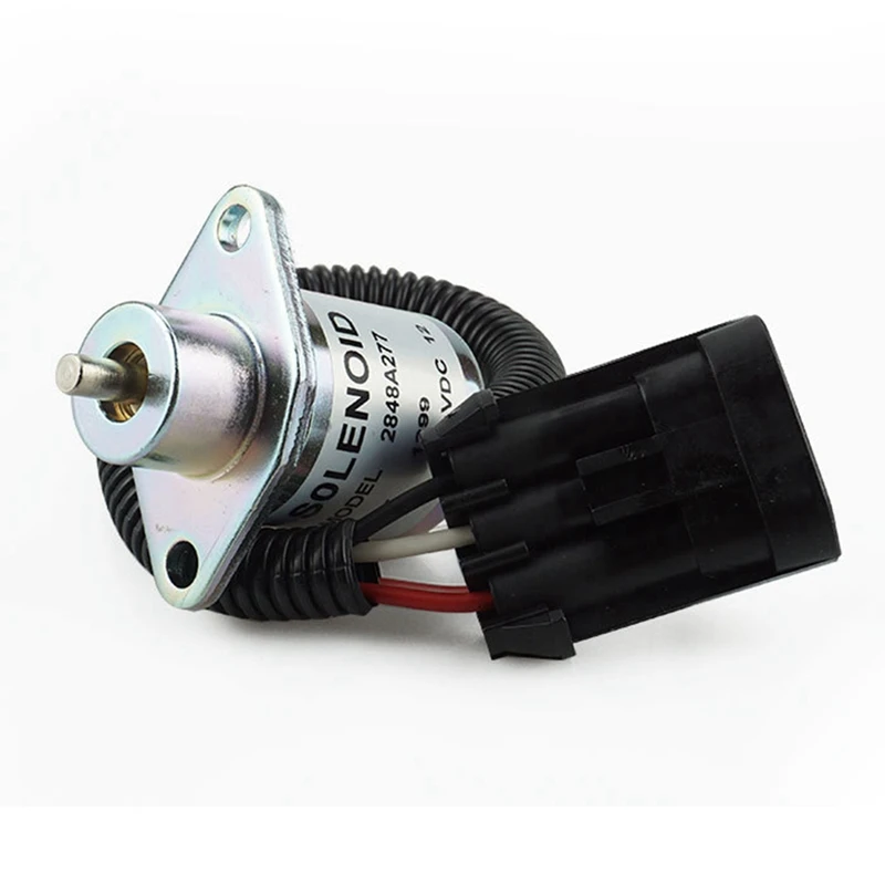 2848A278 топливный запорный клапан электромагнитный 12 В для двигателя Caterpillar 246 216 226