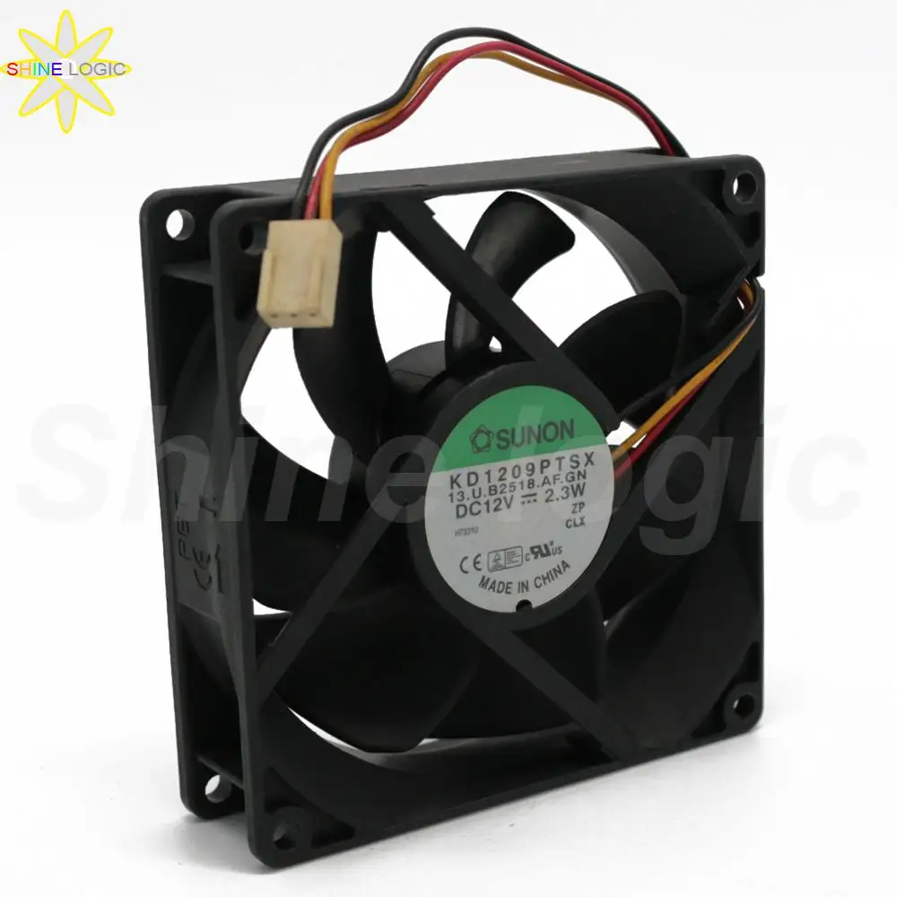 

1Pcs Brand New For SUNON KD1209PTSX 13.U.B2518.AF.GN DC 12V 2.3W 3Pin 90*90*25MM 9025 Server Cooling Fan TV CPU Cooling Fan