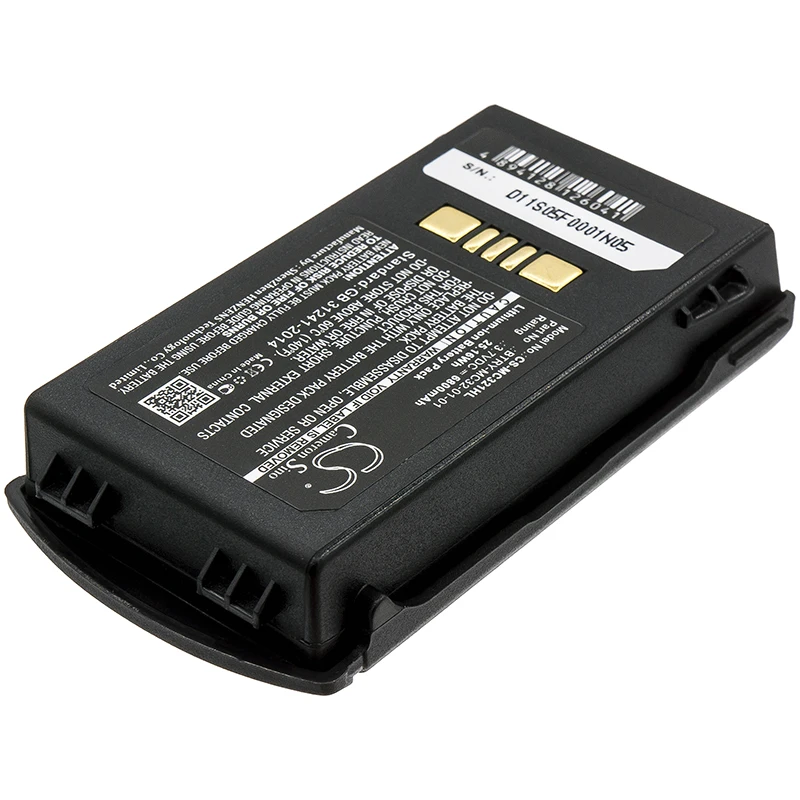 Литий-ионный аккумулятор для сканера штрих-кода Zebra Motorola MC3200 MC32N0 MC32N0-S BTRY-MC32-52MA-10