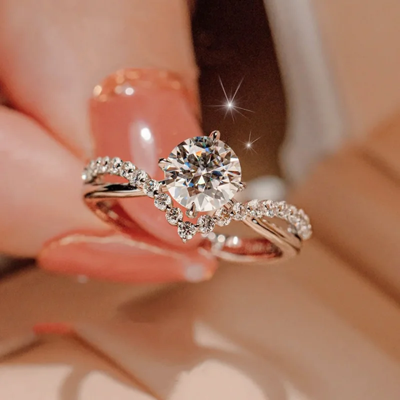 

Копия 2022, новинка, искусственный Муассанит, бриллиант Stonee, кольцо для женщин, эгоистичное, Открытое кольцо с ртом, модное личное