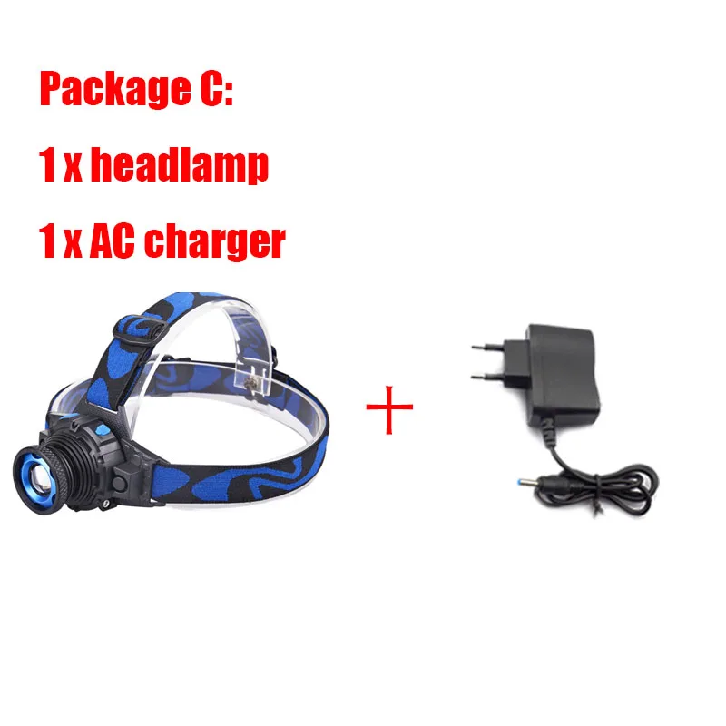 

Налобный фонарь QvvCev rechargeable