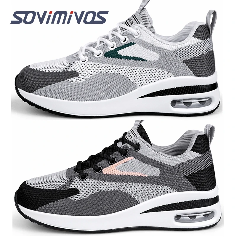 

Женские сетчатые кроссовки на плоской подошве, Нескользящие кроссовки, дышащие, для занятий спортом на открытом воздухе, 2023