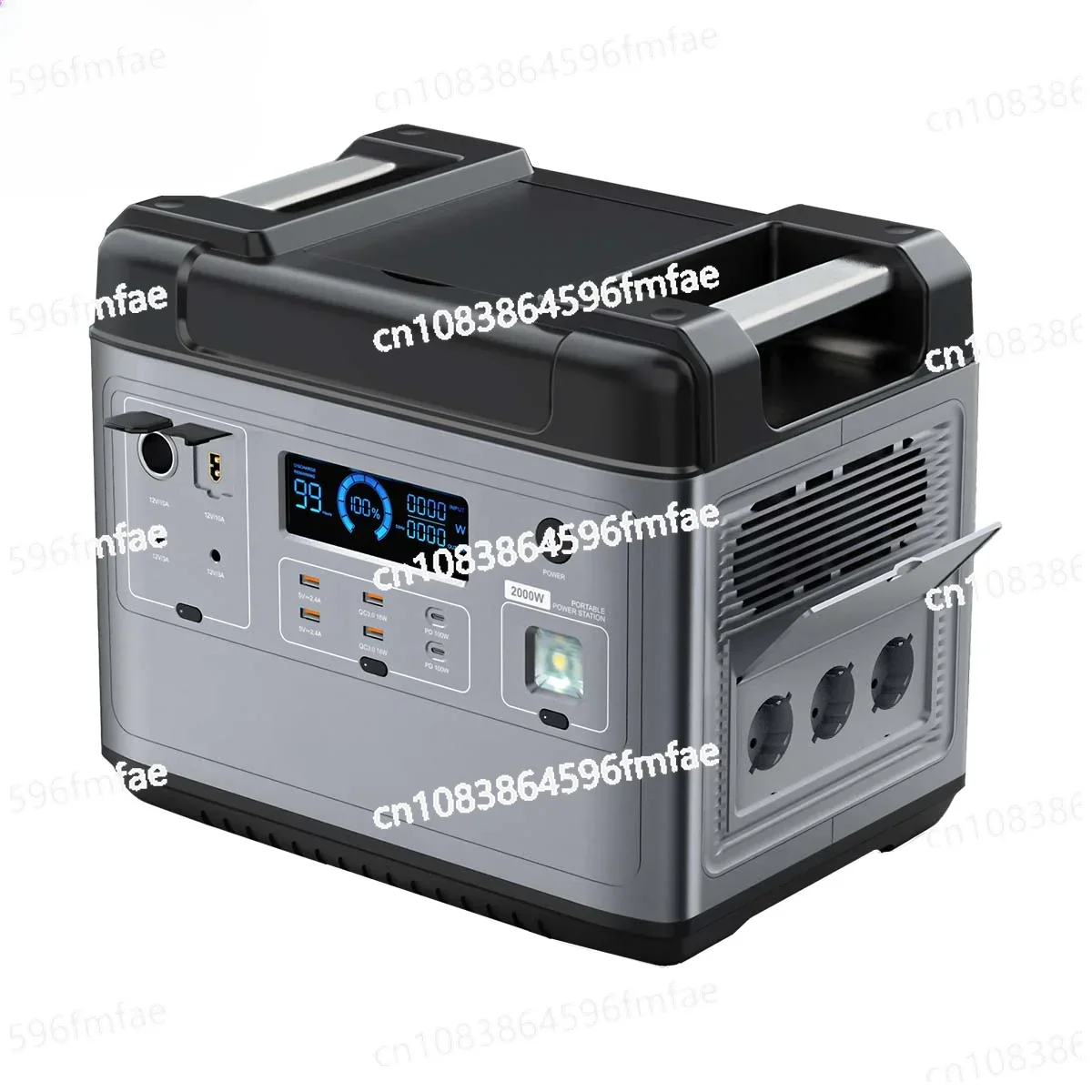 P2001E 2000 Вт Powerstation Lifepo4 Супер быстрая зарядка Втч Портативная электростанция для