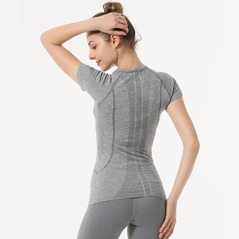 

Outlets Custom Logo NWT Woman Swiftly Tech Sports Top Quick Dry Short Sleeve Yoga Wear Fitness Breathable T-shirt Gym Sportwear