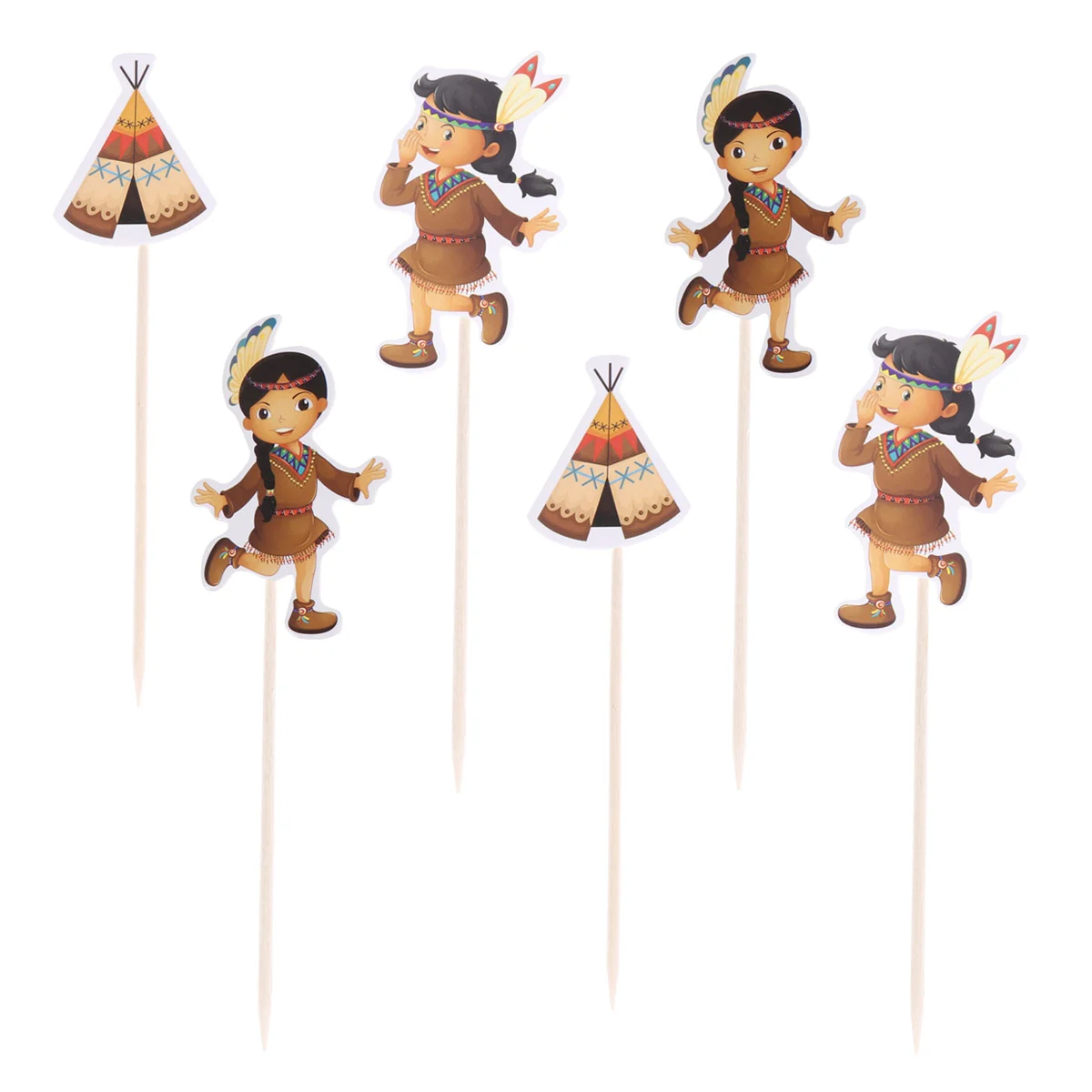 

24pcs Drinks Picks Paper Cake Decorations Thanksgiving Decorations Thanksgiving Party Supplies Thanksgiving Cupcake Toppers