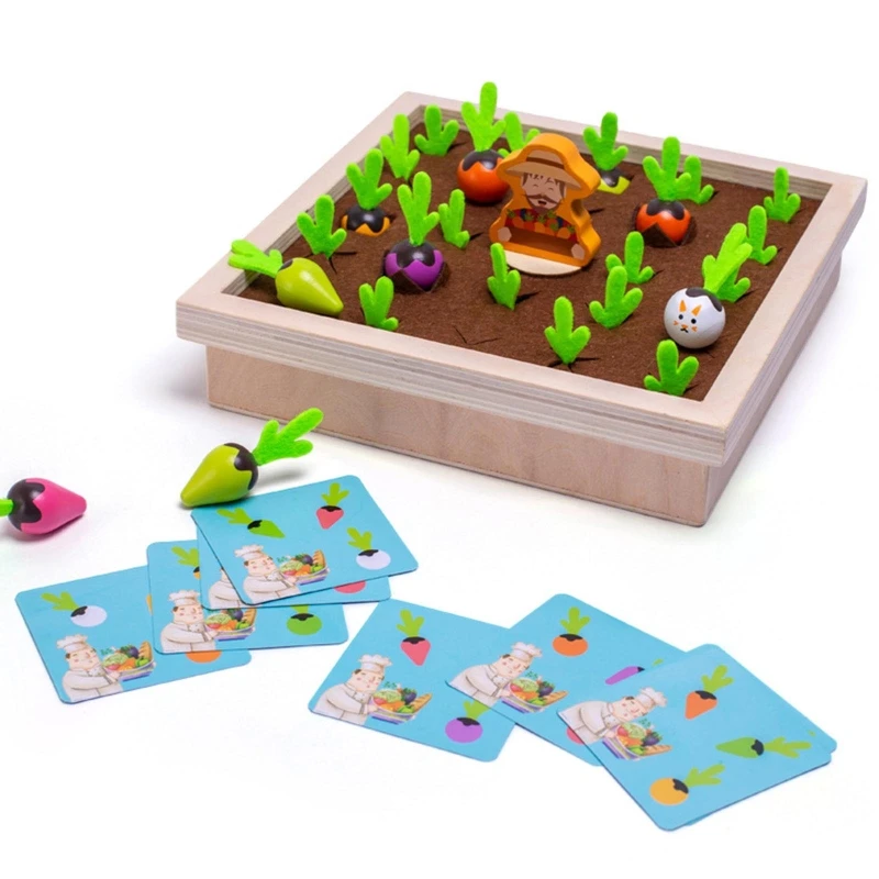 

Vegetable Memory Training Puzzle Board for Toddlers Baby’s Early Education Gift