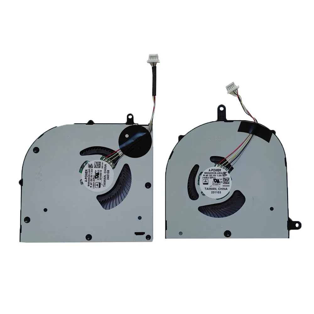 Новый вентилятор охлаждения процессора ноутбука и графического для MSI MS15A1 MS15A2