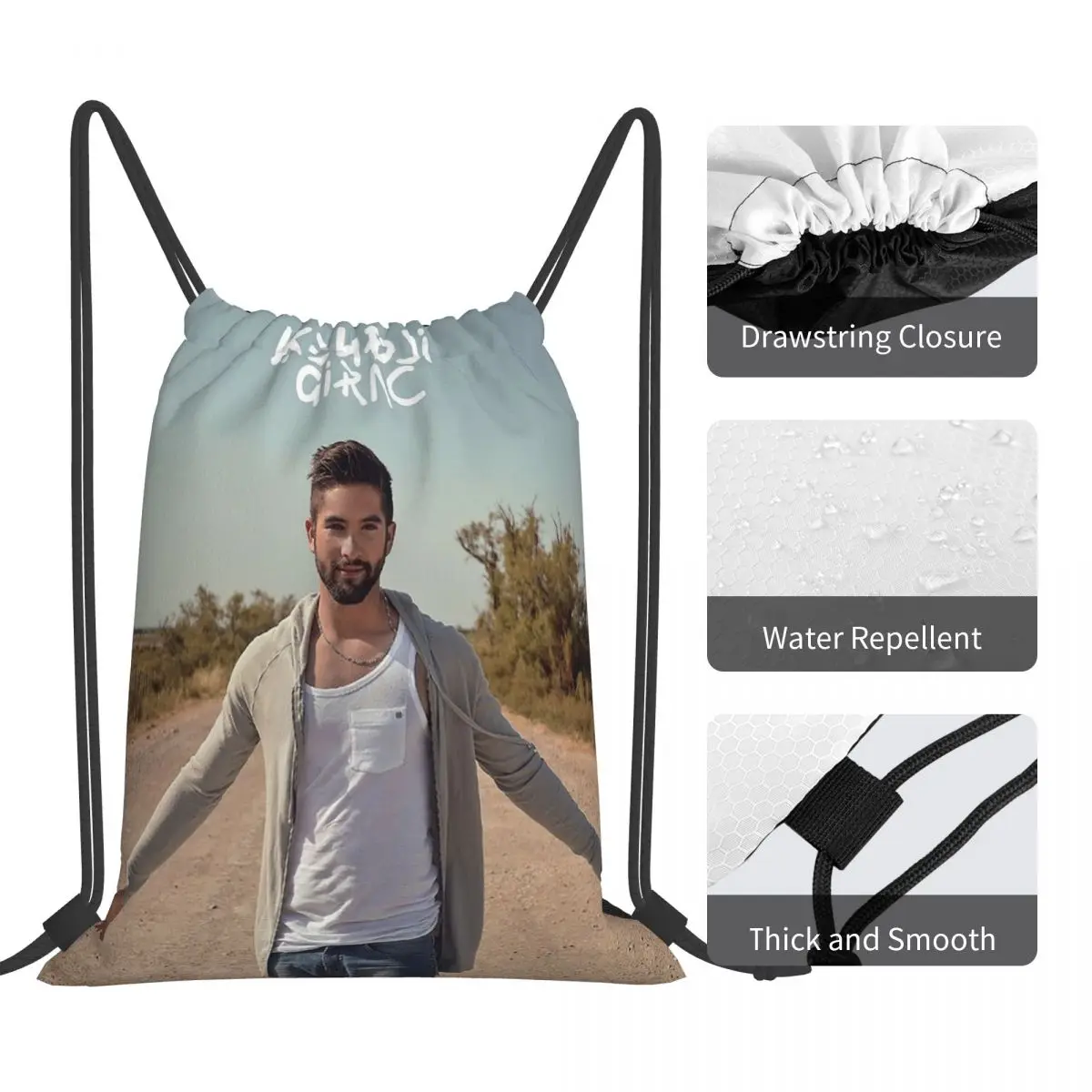 Рюкзаки Kendji Girac портативные сумки на шнурке карманная сумка для обуви книг мужчин